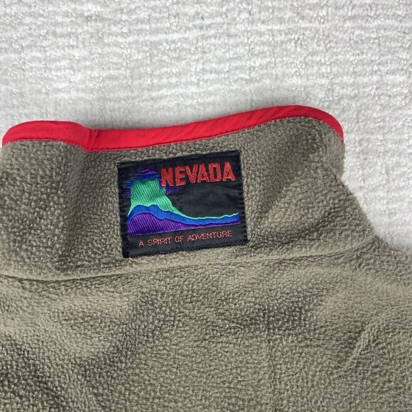 VTG Canada Made Nevada Adventure Snap T Fleece (Synchilla style)  Mens Sz S - Picture 12 of 13